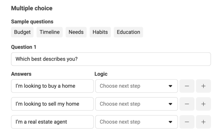 Conditional Logic